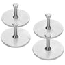 4Pcs Bathroom Kitchen Brushed Stainless Steel Anti-skid design Hooks