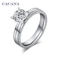 Titanium Stainless Steel Rings For Women - sparklingselections