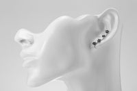 Sterling Silver Flower Ear Cuff for Women - sparklingselections
