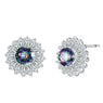 Rainbow Crystal Elegant Stud Earrings For Woman