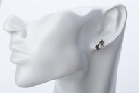 Sterling Silver Cat Stud Earrings for Women - sparklingselections