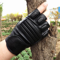 Artificial Leather Material Gym Gloves 1PC - sparklingselections