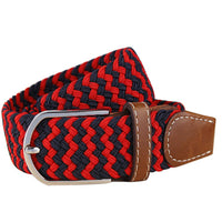 Men's Stretch Braided Elastic Canvas Buckle Belt - sparklingselections