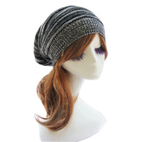 New Winter Fashion Unisex Knit Beanie Beret Warm Oversized Ski Cap Hat - sparklingselections