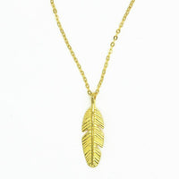 Feather Pendant Necklaces For Women - sparklingselections