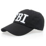 New F B I Logo Embroidery Hat Black Cap