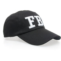 New F B I Logo Embroidery Hat Black Cap - sparklingselections