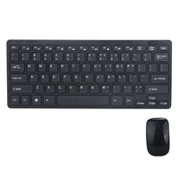 New Arrival Slim Mini 2.4G Wireless Optical Keyboard Mouse - sparklingselections