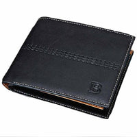 New Mens Fashion Leather ID Card Holder Wallet - sparklingselections