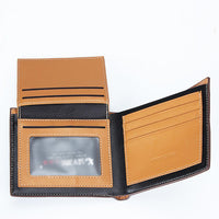 New Mens Fashion Leather ID Card Holder Wallet - sparklingselections