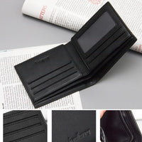 New Men Fashion Cartesian Masculine Leather Wallet - sparklingselections