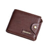 New Men Leather ID Card Holder Wallet