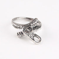 Fashion Zipper Made Retro Ring - sparklingselections