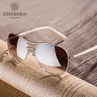 New Fashion Women Style light Gold Frame Classic Sunglasses - sparklingselections