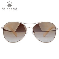 New Fashion Women Style light Gold Frame Classic Sunglasses - sparklingselections