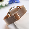 New Men Luxury Rose Gold Strap Wrist Watch