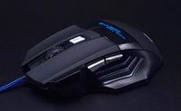 New Wired 7 Button 5500 DPI LED Optical Gaming Mouse - sparklingselections