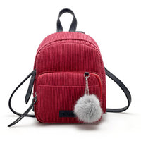 New Striped Pompom Cute Shoulder Bag for Girl - sparklingselections