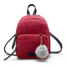 New Striped Pompom Cute Shoulder Bag for Girl