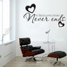 New Valentines Day Love Letter Room Window Wall Sticker