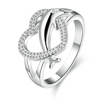 Silver Plated Fashion Wedding Ring for Women - sparklingselections