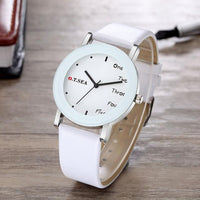 Fashion Leather Military Dress Quartz Wrist Watches - sparklingselections