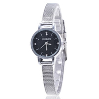 Stainless Steel Mesh Band Silver wristwatch - sparklingselections