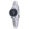 Stainless Steel Mesh Band Silver wristwatch