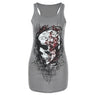 New Women Sleeveless Skull Skeleton Printed Tops