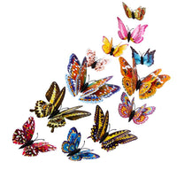 New 3D Butterfly Fashion Design Art Wall Stickers - sparklingselections