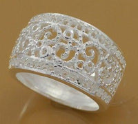 Silver plated Plant Shape Ring (R211)