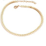 Women's  Leaves Chain Sequins Choker Necklace