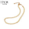 Leaves Chain Sequins Choker Necklace For Woman