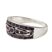 Retro Colorful Crystal Vintage Rings For Women