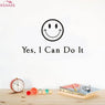 Yes,I Can Do It English Words Quote Wall Sticker