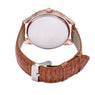 New Women Luxury Diamond Rhinestone Faux Leather Analog Watch