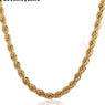 Men's Gold Rope Chain Jewelry