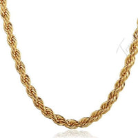 Gold  Rope Chain for Men's - sparklingselections