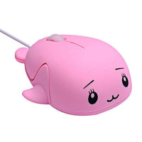 New Cute Facial Designed USB Wired Optical Mouse - sparklingselections