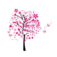 New Flower Tree Pattern Removable Wall Stickers - sparklingselections