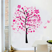 New Flower Tree Pattern Removable Wall Stickers - sparklingselections