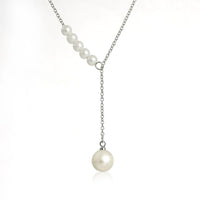 Adjustable Luxury Imitation Pearl Pendant Necklace For Women - sparklingselections