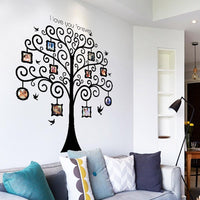 New 3D Photo Tree PVC Wall Stickers - sparklingselections