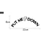 New Gesture Hand Decal Funny Bathroom Toilet Seat Wall Sticker