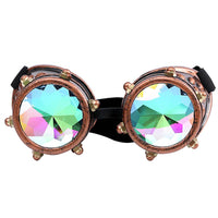 New Kaleidoscope Colorful Rave Festival Party Sunglasses - sparklingselections