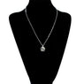 Women's Silver Color Chain Pendant Necklace