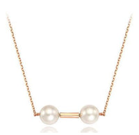 Sweet And Elegant Love Pearl Pendant Necklace For Women - sparklingselections