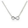 Infinity Lucky number 8 word alloy necklaces pendants for women