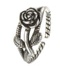 Roses Shaped Silver color Ring