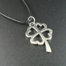 Clover Leaf Small Pendants Leather Necklaces for Women